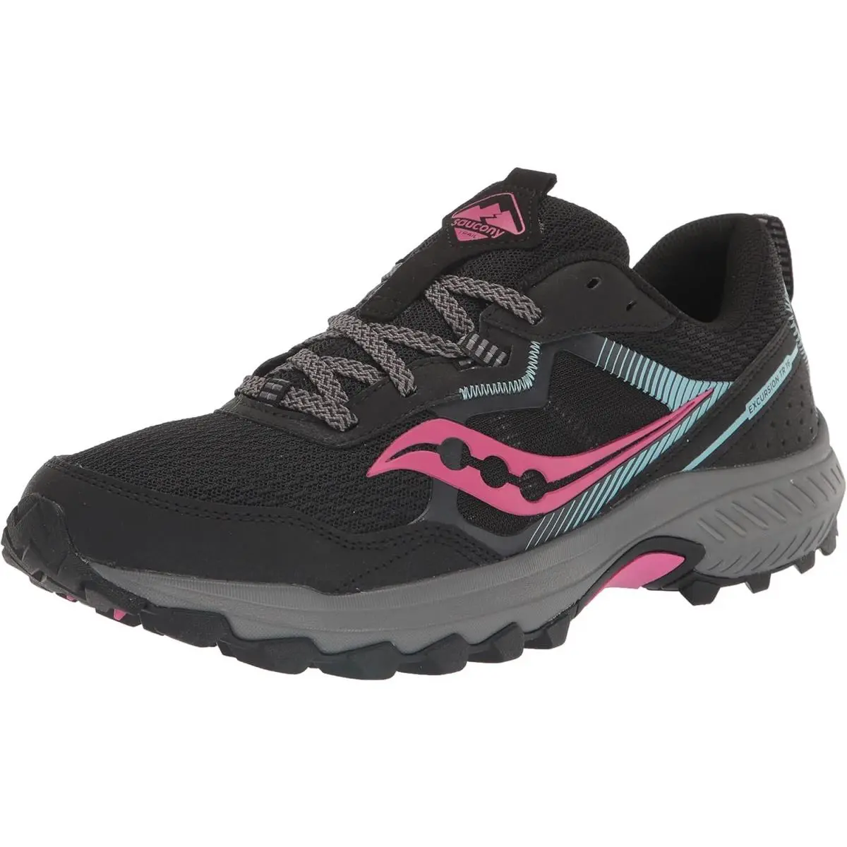 Saucony shoes - Black/Fuchsia 7