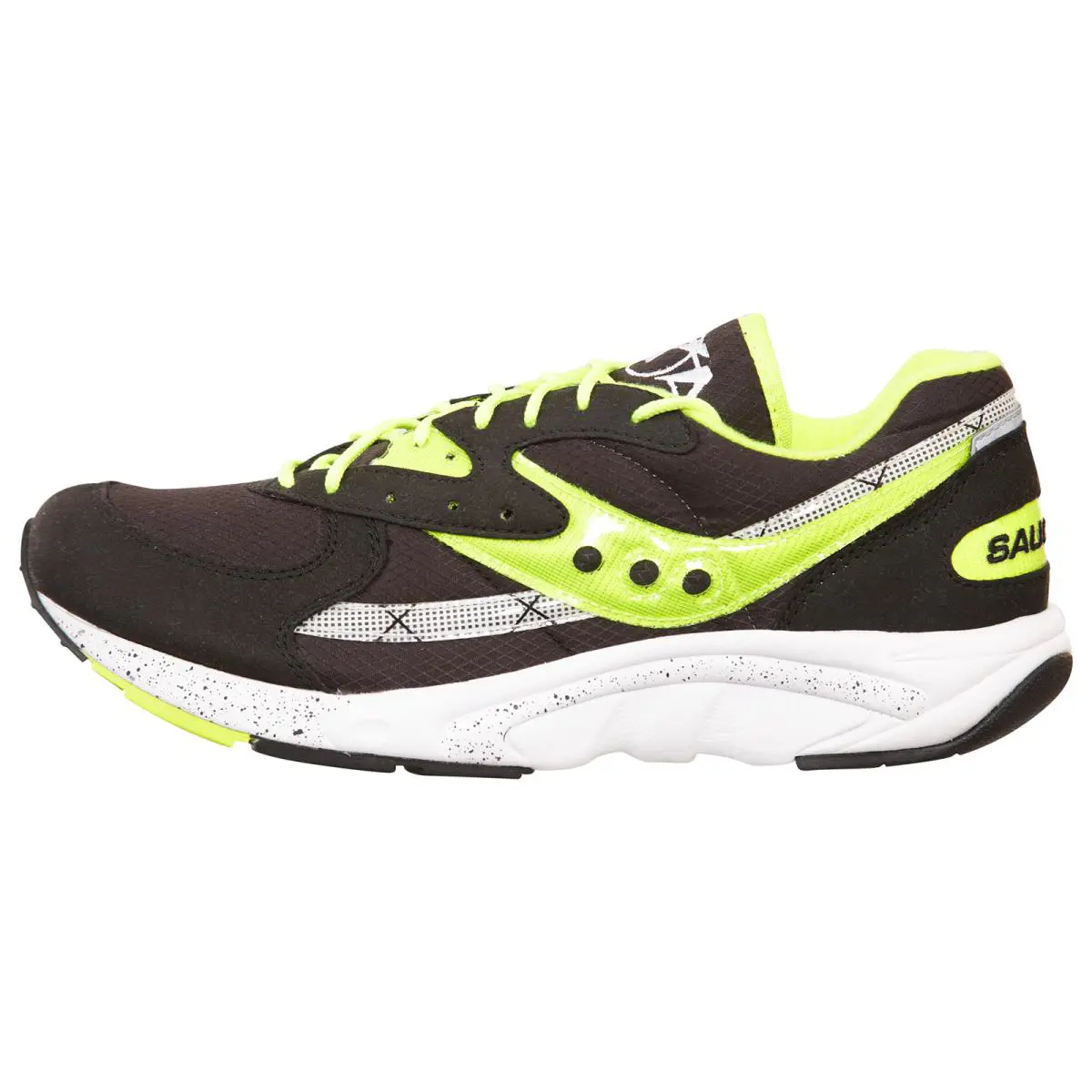 Saucony Aya Sneaker Mens Style : S70460 - Black/Neon