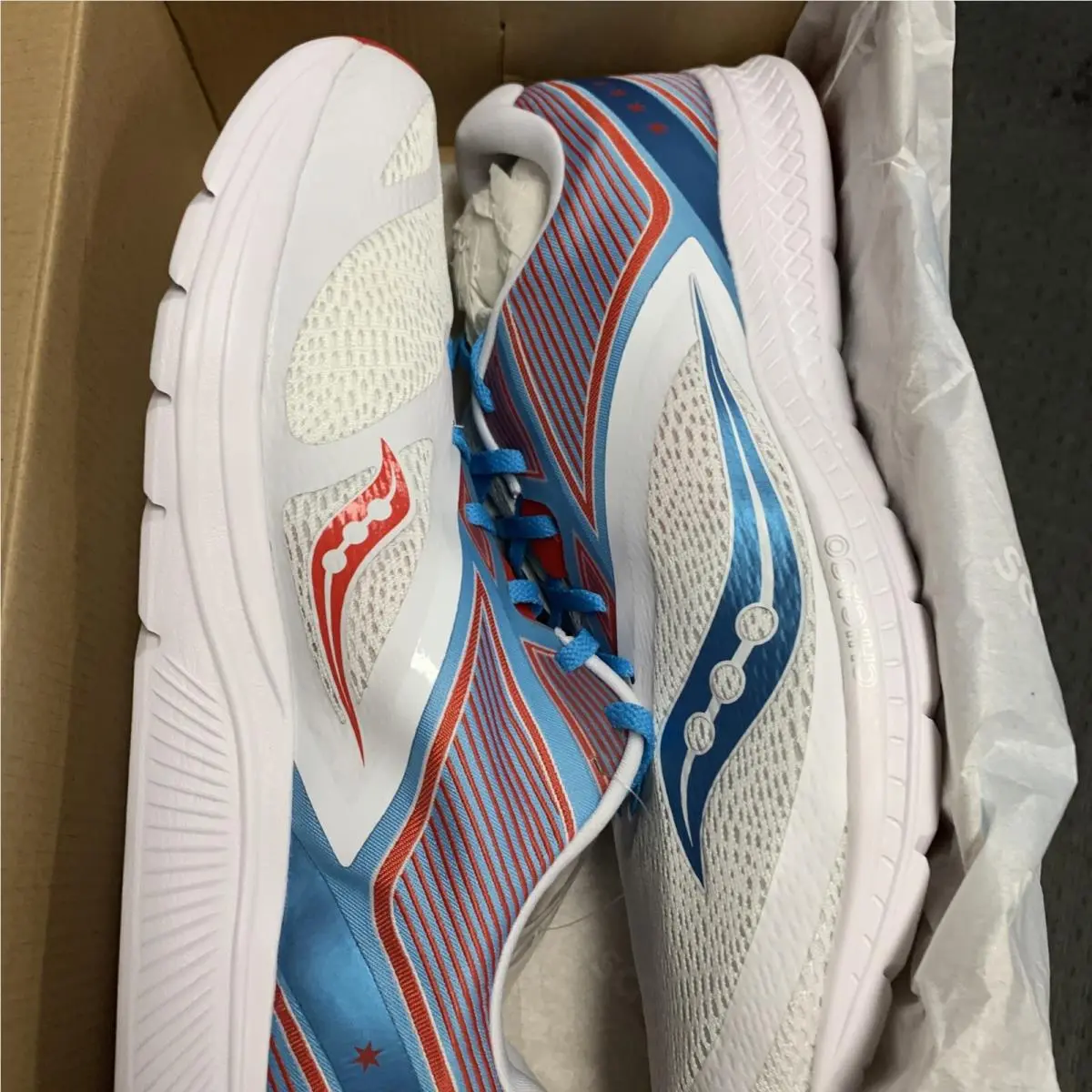 Saucony shoes - -21 - S20418 - White/blue (UPC: 886129941000) 5