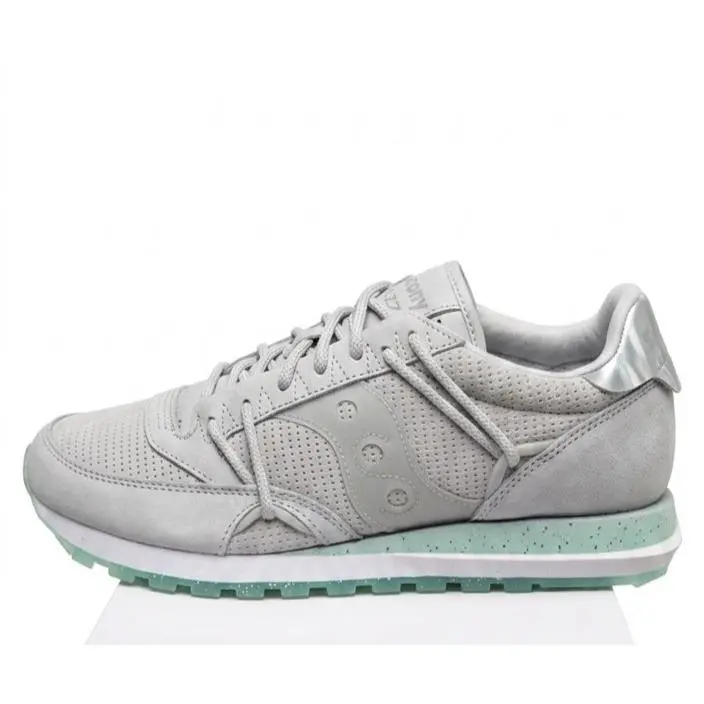 Saucony Jazz Gray Sneakers Lace Up Unisex Shoes Size M12 W13 - Gray
