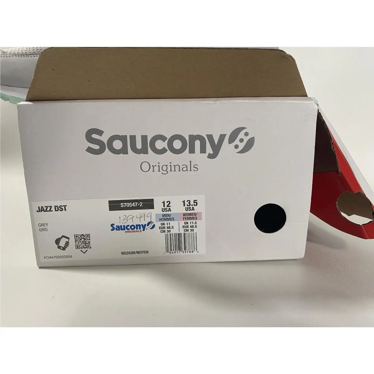 Saucony shoes - Saucony Jazz DST - Jazz DST - S70547-2 - Gray (UPC: 194917397862) 6