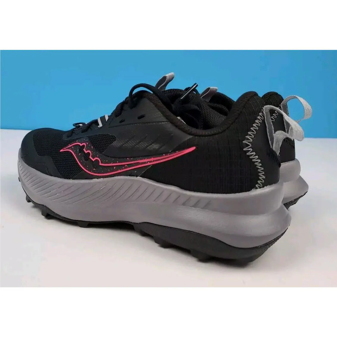 Saucony shoes Blaze - Black/Pink/Gray 1