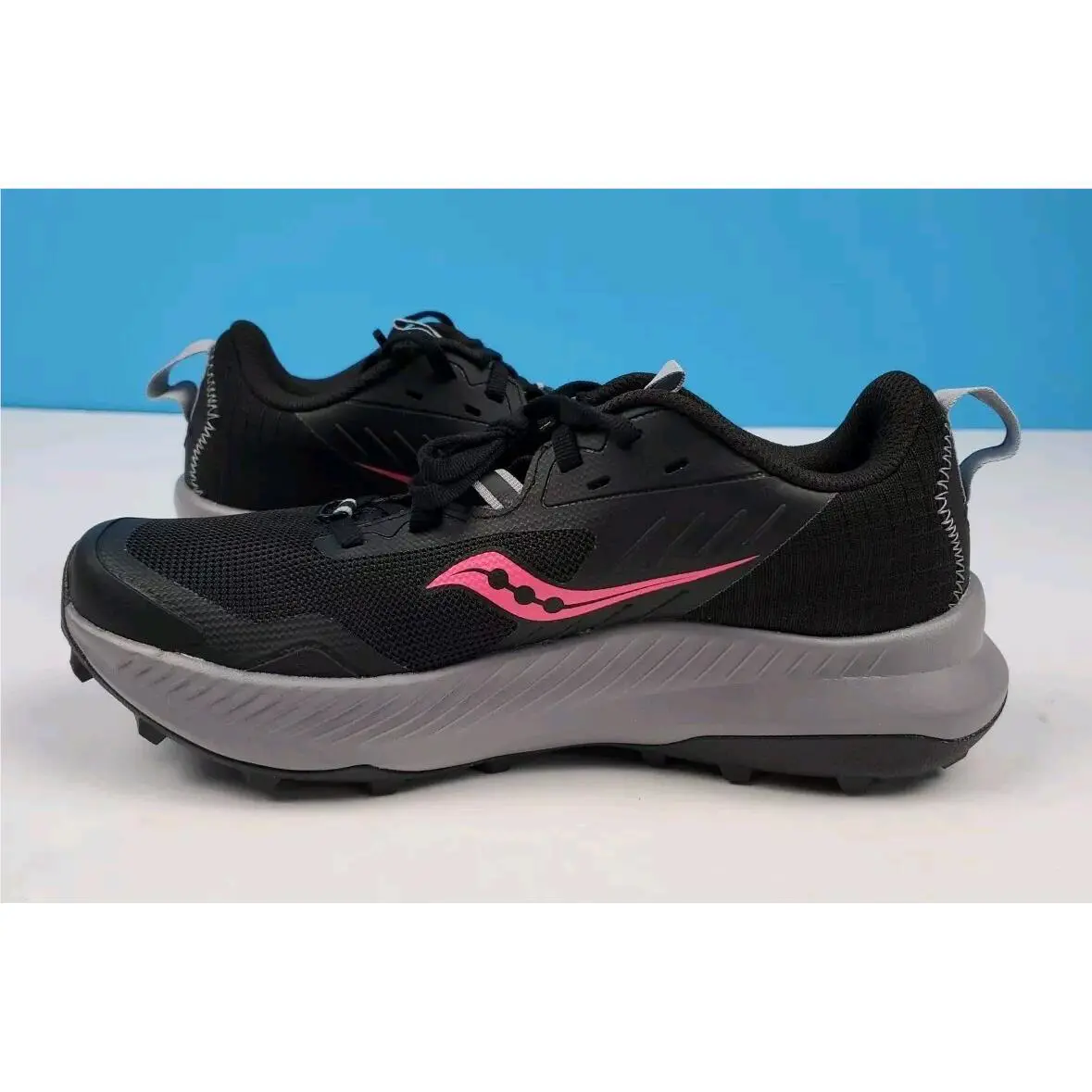 Saucony shoes Blaze - Black/Pink/Gray 4