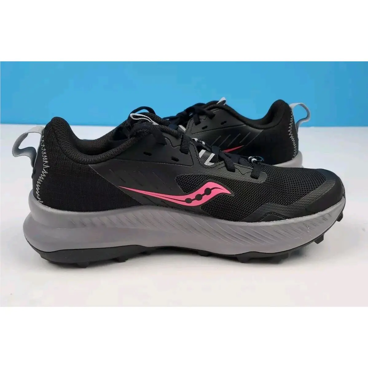 Saucony shoes Blaze - Black/Pink/Gray 5