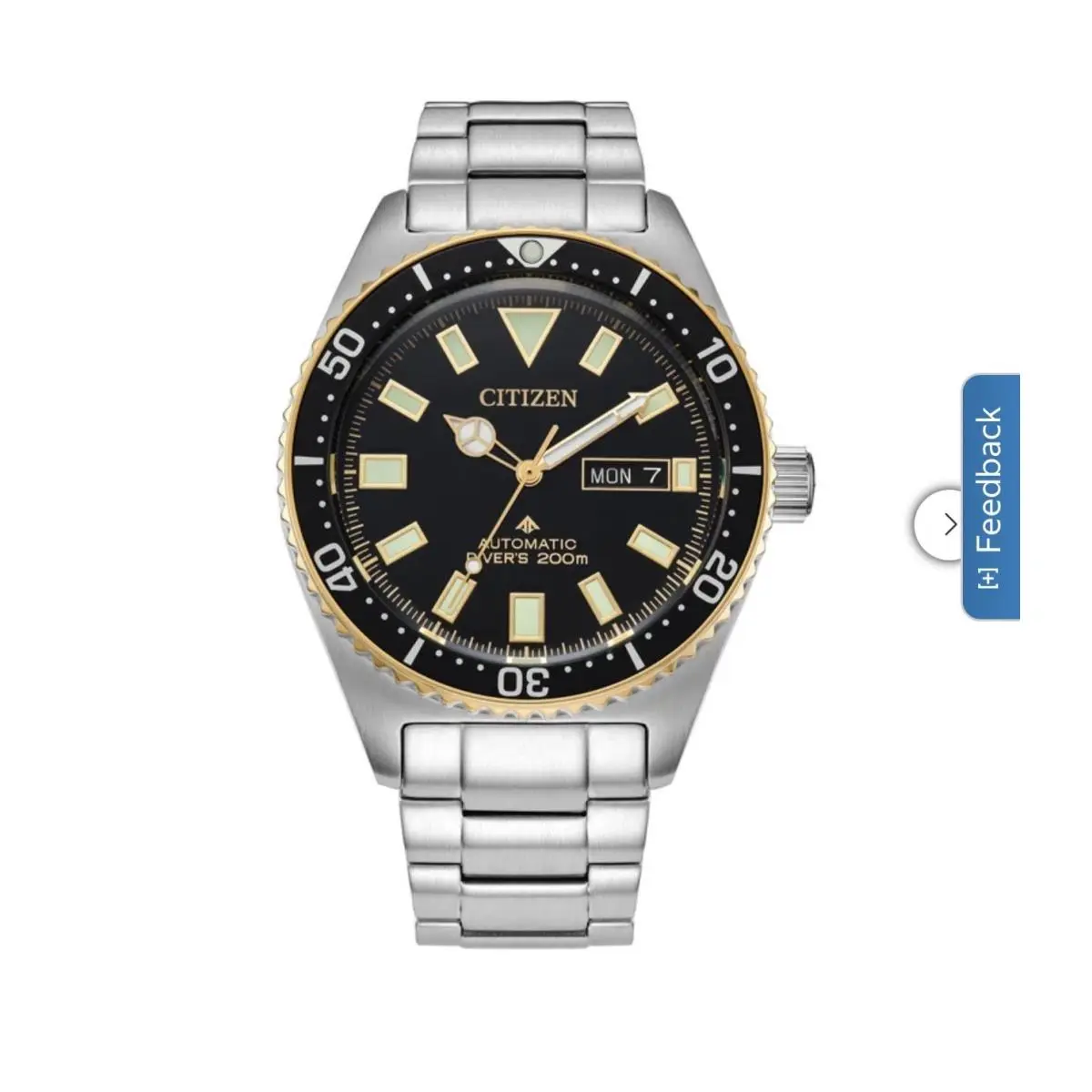 UPS2DAY  Promaster Diver NY0125-83E Automatic Black Dial Men’s Watch by Citizen