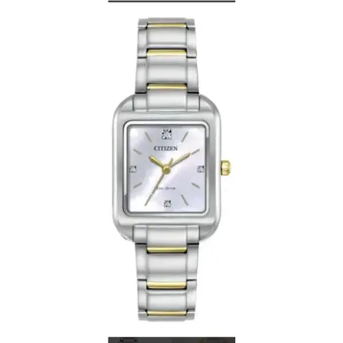 Ladies Citizen Watch Eco-drive and Papers Mother Of Pearl Face