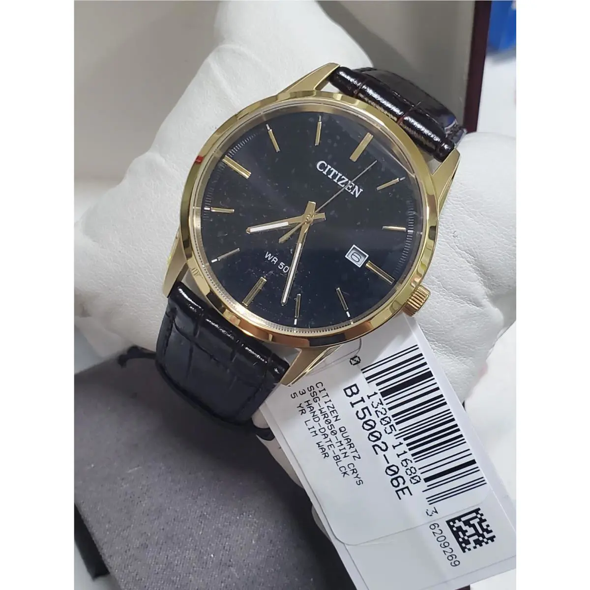 Citizen Men`s Dress Quartz Yellow Gold Pvd Watch BI5002-06E