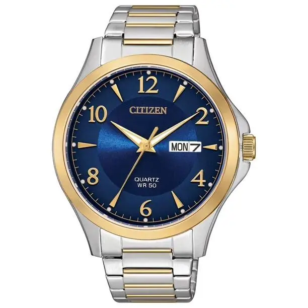 Citizen Men`s Quartz Midnight Blue Stainless Steel Watch - BF200554L