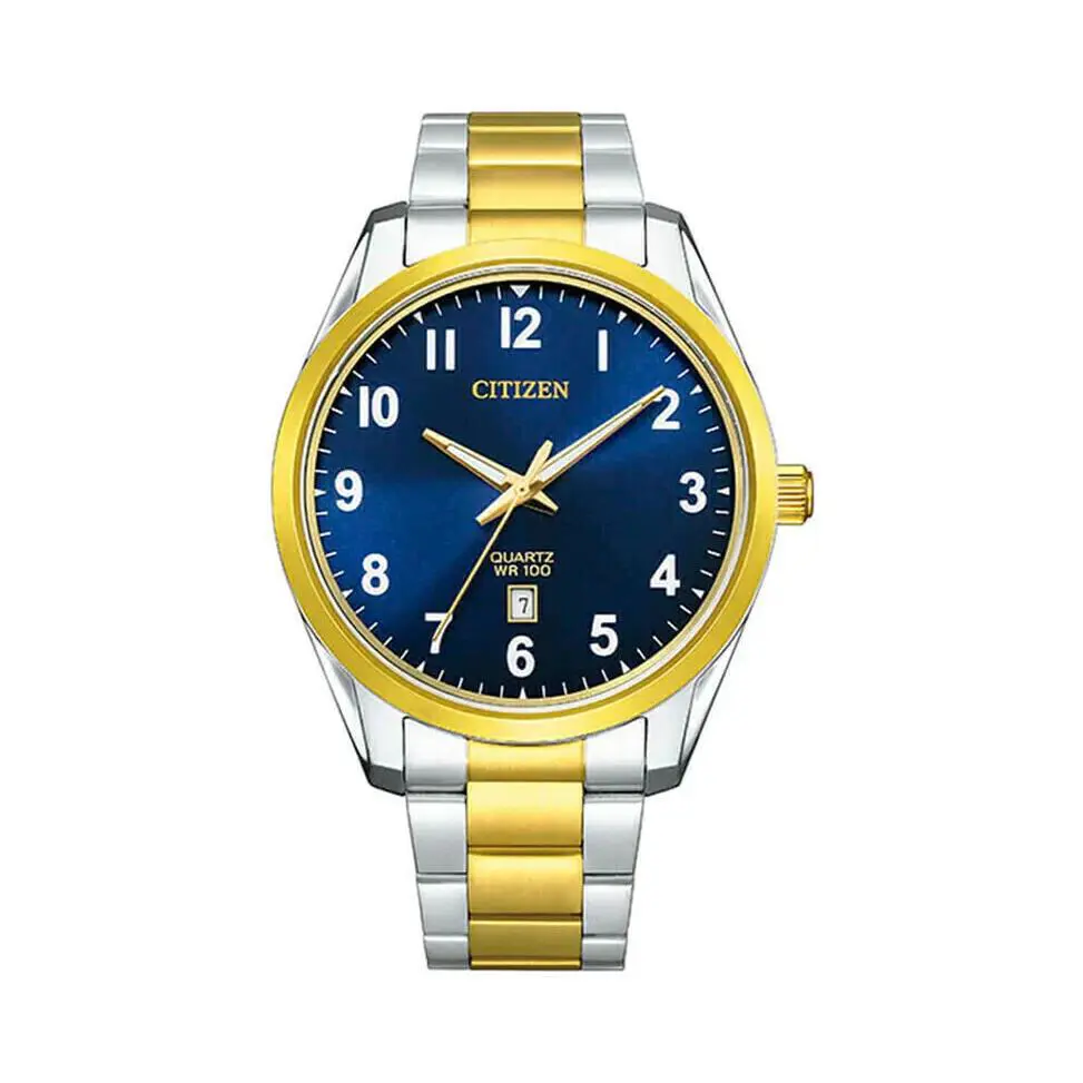 Citizen Dress Men`s Quartz Two Tone Stainless Steel Watch - BI1036-57L - Quartz