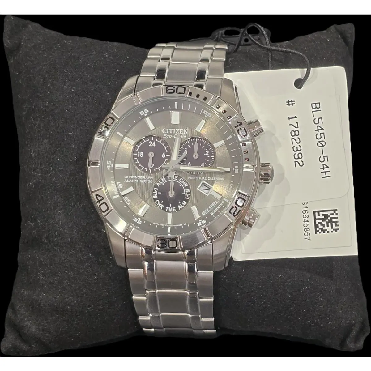 Citizen BL5450-54h Eco-drive Brycen Chronograph Stainless Steel Men Watch