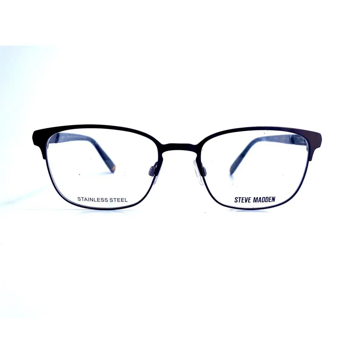 Steve Madden Black Matte Gold Club Master Glasses Karisma 54 17 135