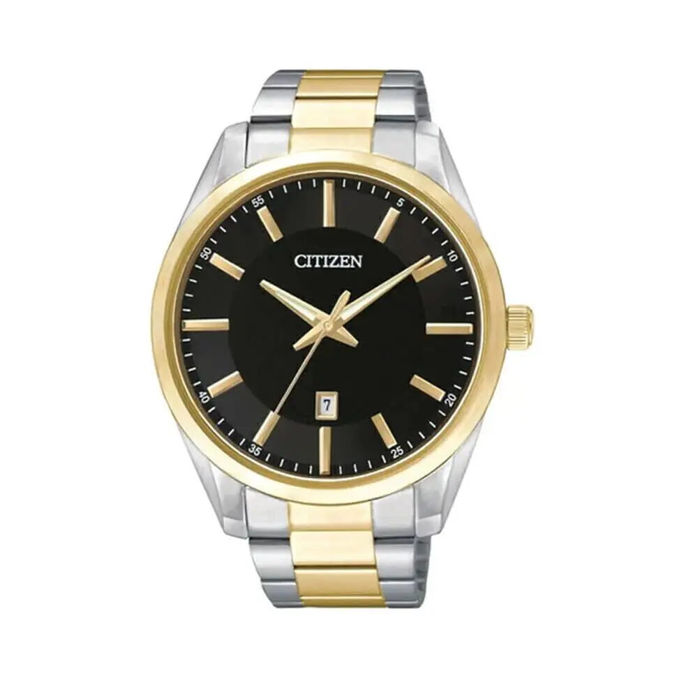 Citizen Dress Men`s Quartz Two Tone Stainless Steel Watch - BI1034-52E