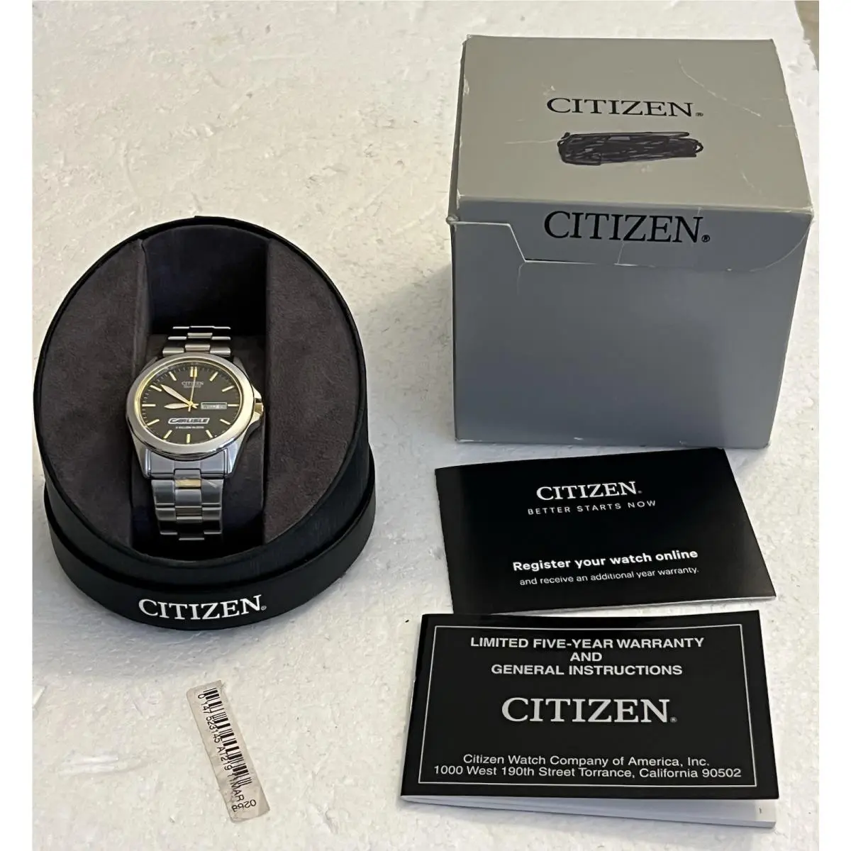 Citizen Quartz Black Dial Two-tone Men`s Watch BF0584-56E - Black, Dial: Black, Band: Two-tone (Silver-tone and Gold-tone)