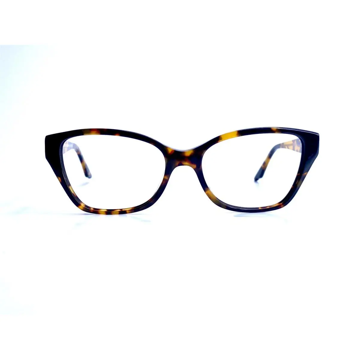 Steve Madden Brown Yellow Amber Tortoise Cat Eye Glasses Smamayya 54 17 135
