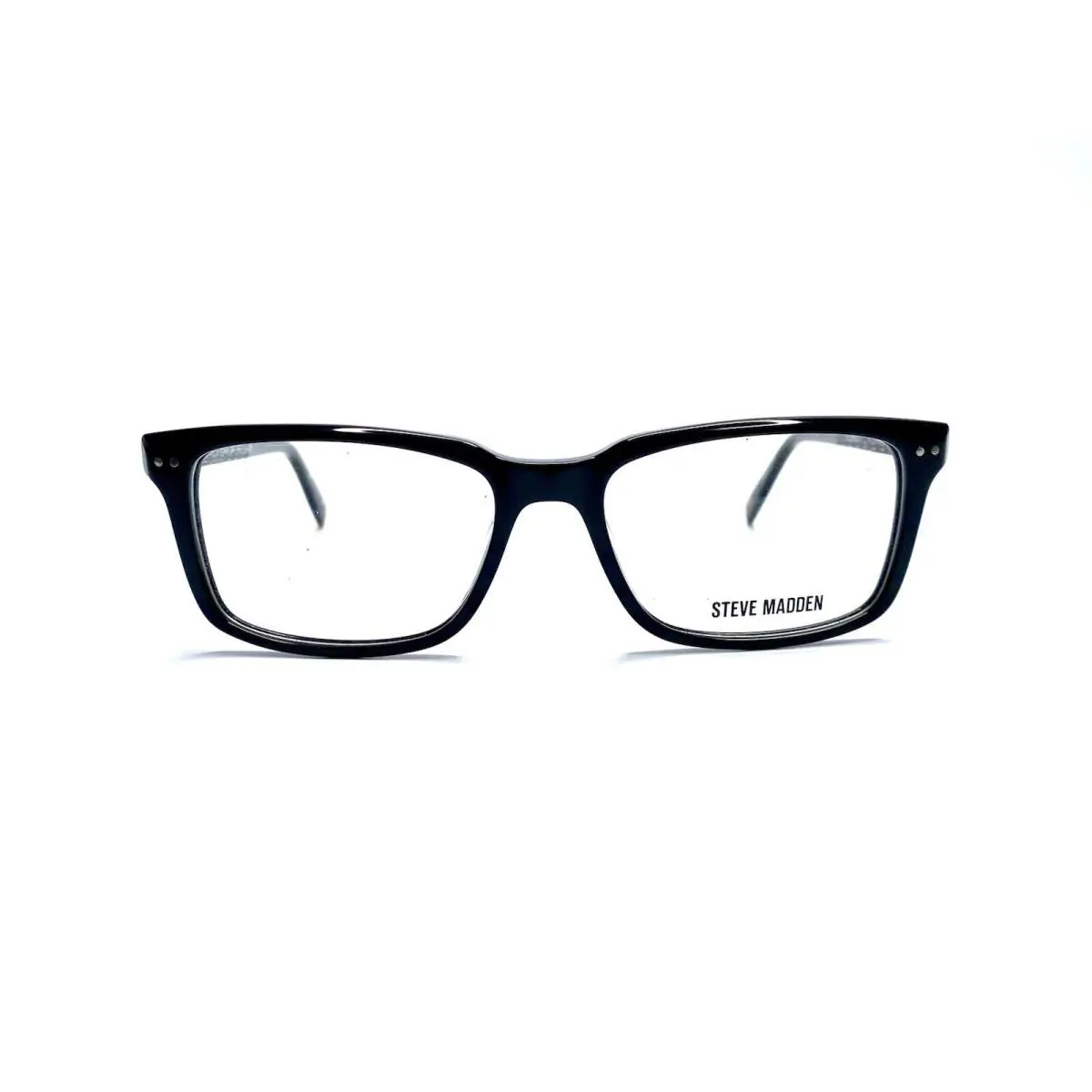 Steve Madden Black Rectangular Glasses Prey Black 54 17 145