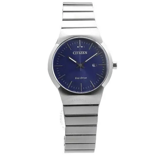 EW2670-53L Axiom Eco-drive Blue Dial Silver Steel Bracelet Womens Watch by Citizen
