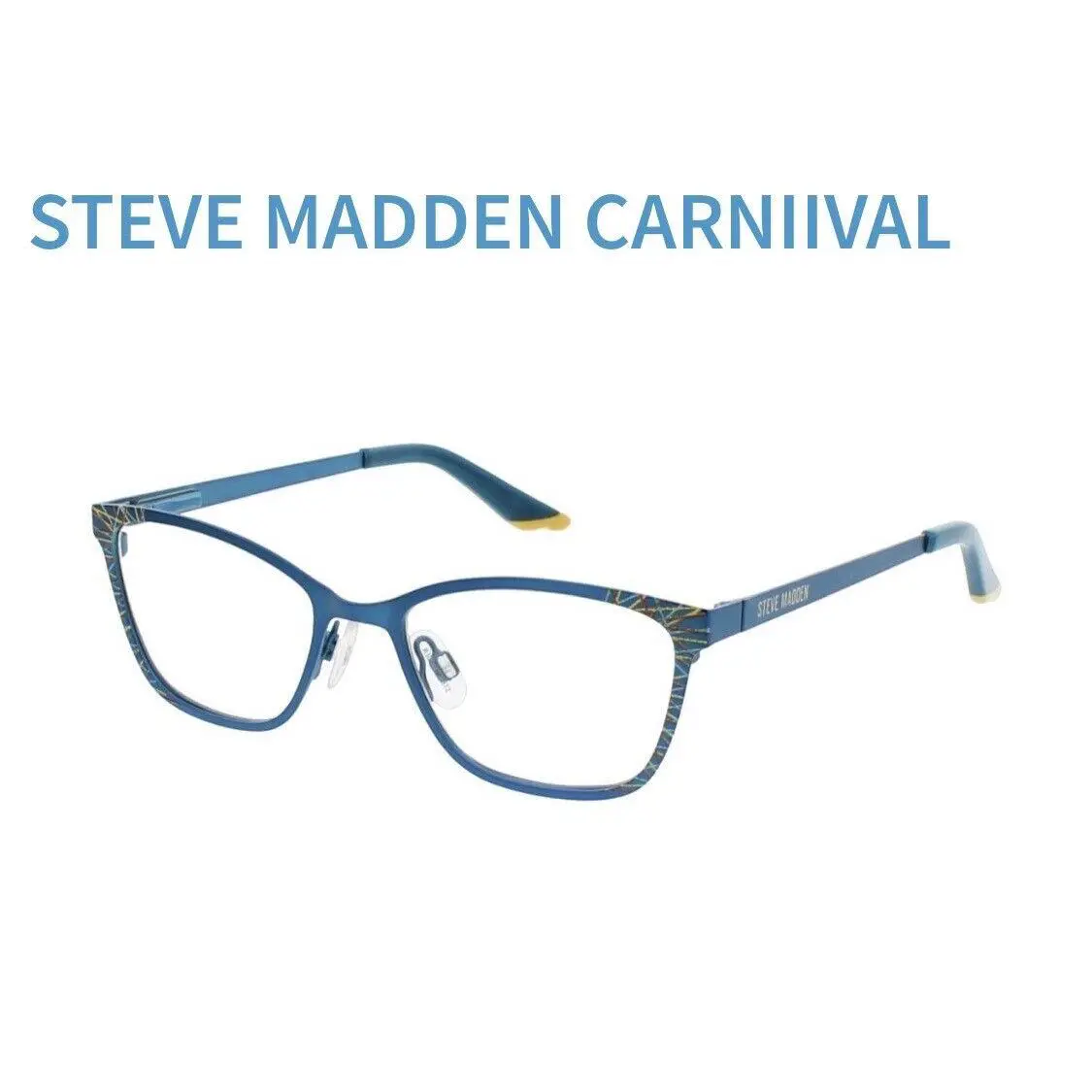 - Carniival 45/16/125 Teal - Kids Eyeglasses Frame by Steve Madden