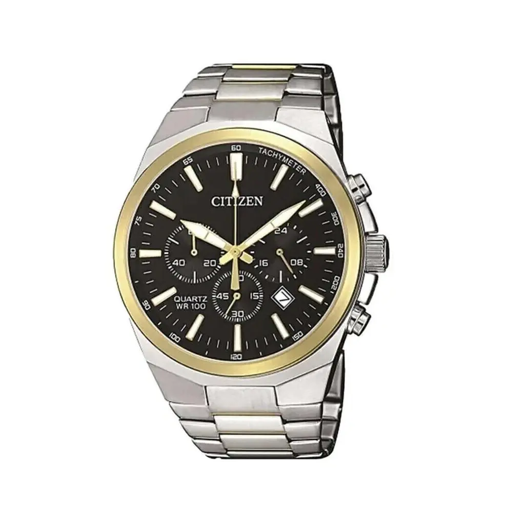 Men`s Chronograph Quartz Black Dial Watch - AN8174-58E by Citizen