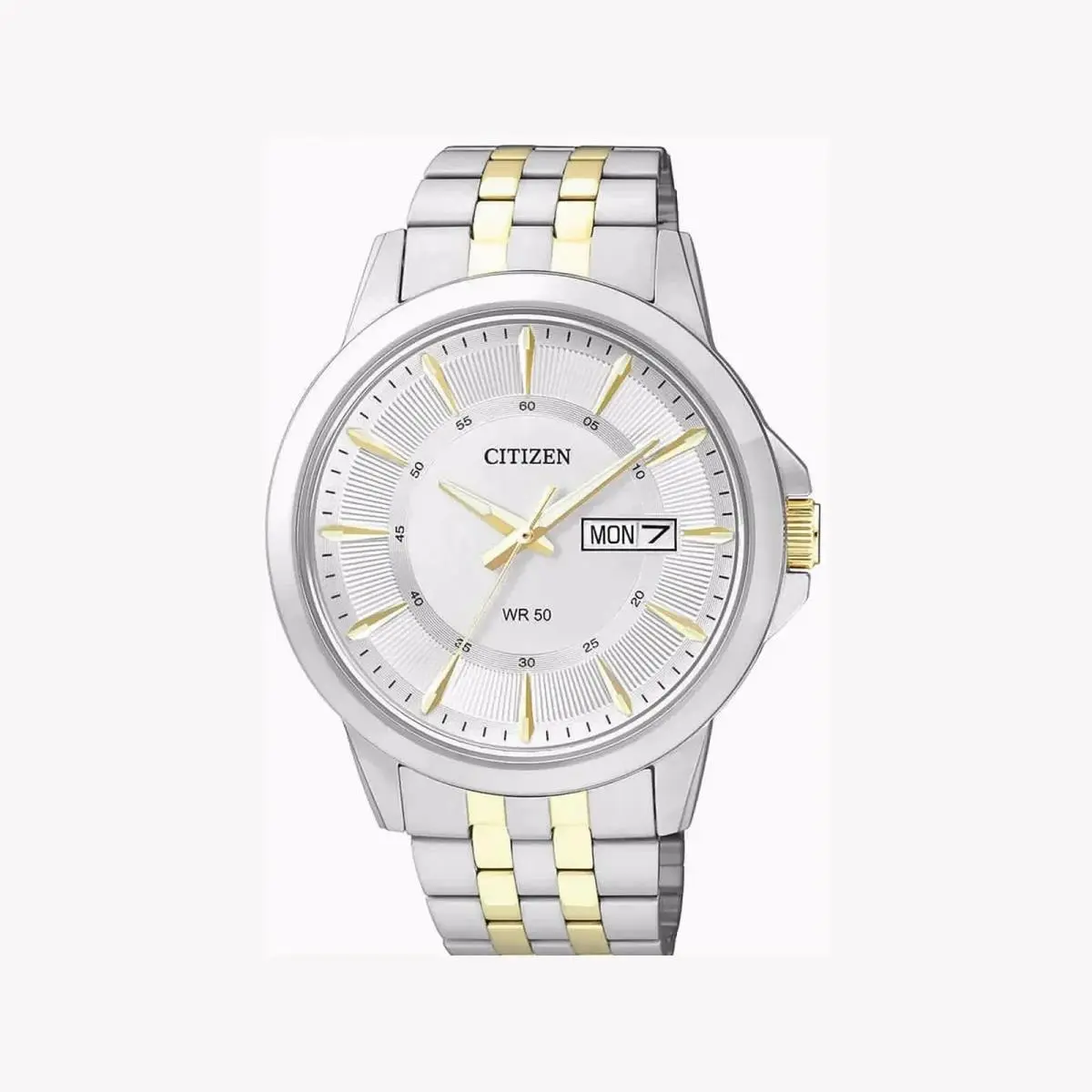 Men`s Day and Date Quartz Stainless Steel Watch - BF2018-52A by Citizen