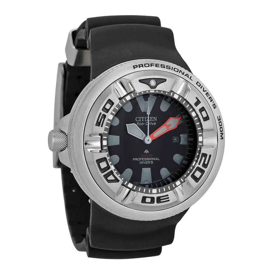 Citizen Professional Diver Lefty Black Dial Men`s Watch BJ8050-08E - Black, Dial: Black, Band: Black