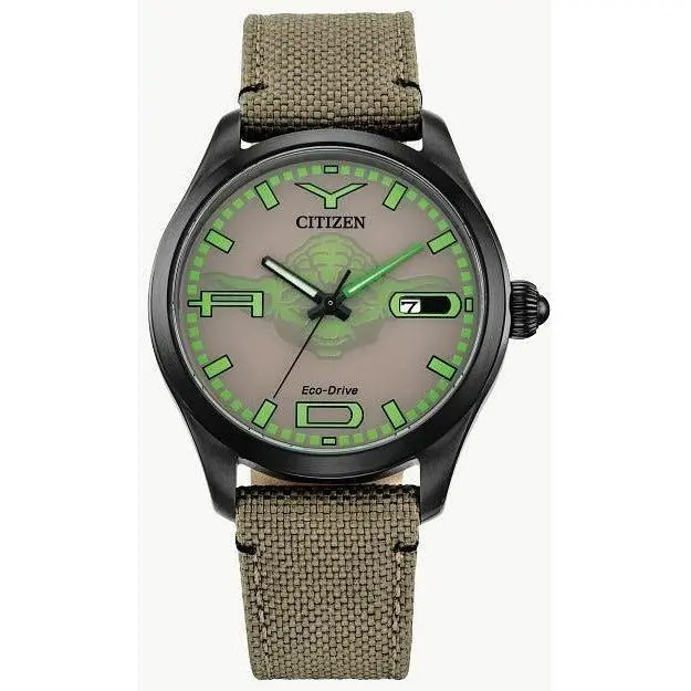 Star Wars Yoda Limited Edition Eco-drive Watch BM6839-06W by Citizen