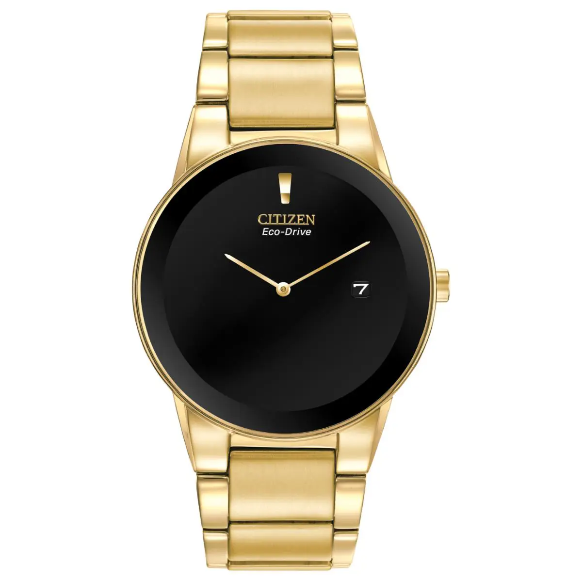 Citizen Axiom Black Dial Stainless Steel Unisex Watch AU1062-56E