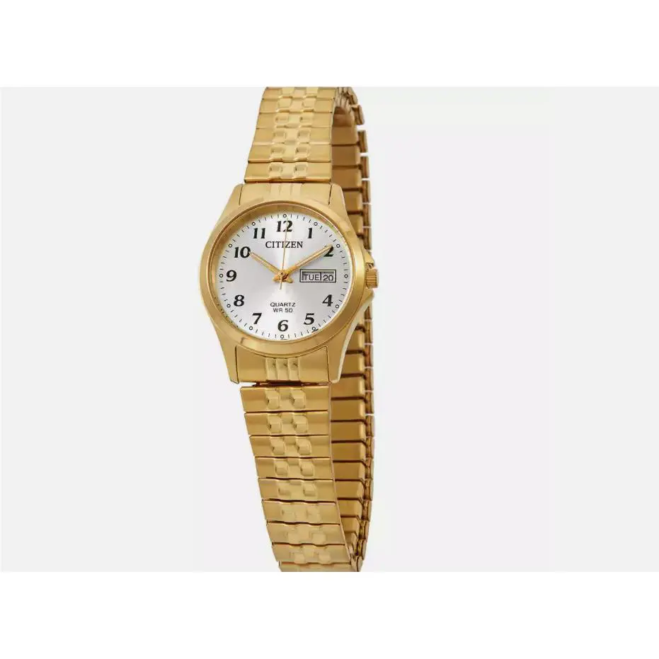 Citizen EQ2002-91P Quartz Gold Dial Ladies Watch