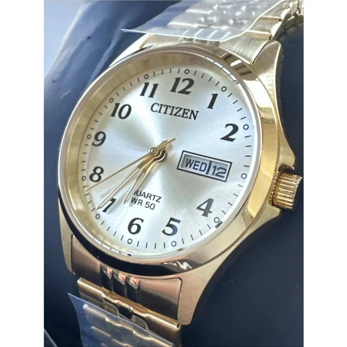 Citizen Quartz Gold Dial Ladies Watch EQ2002-91P