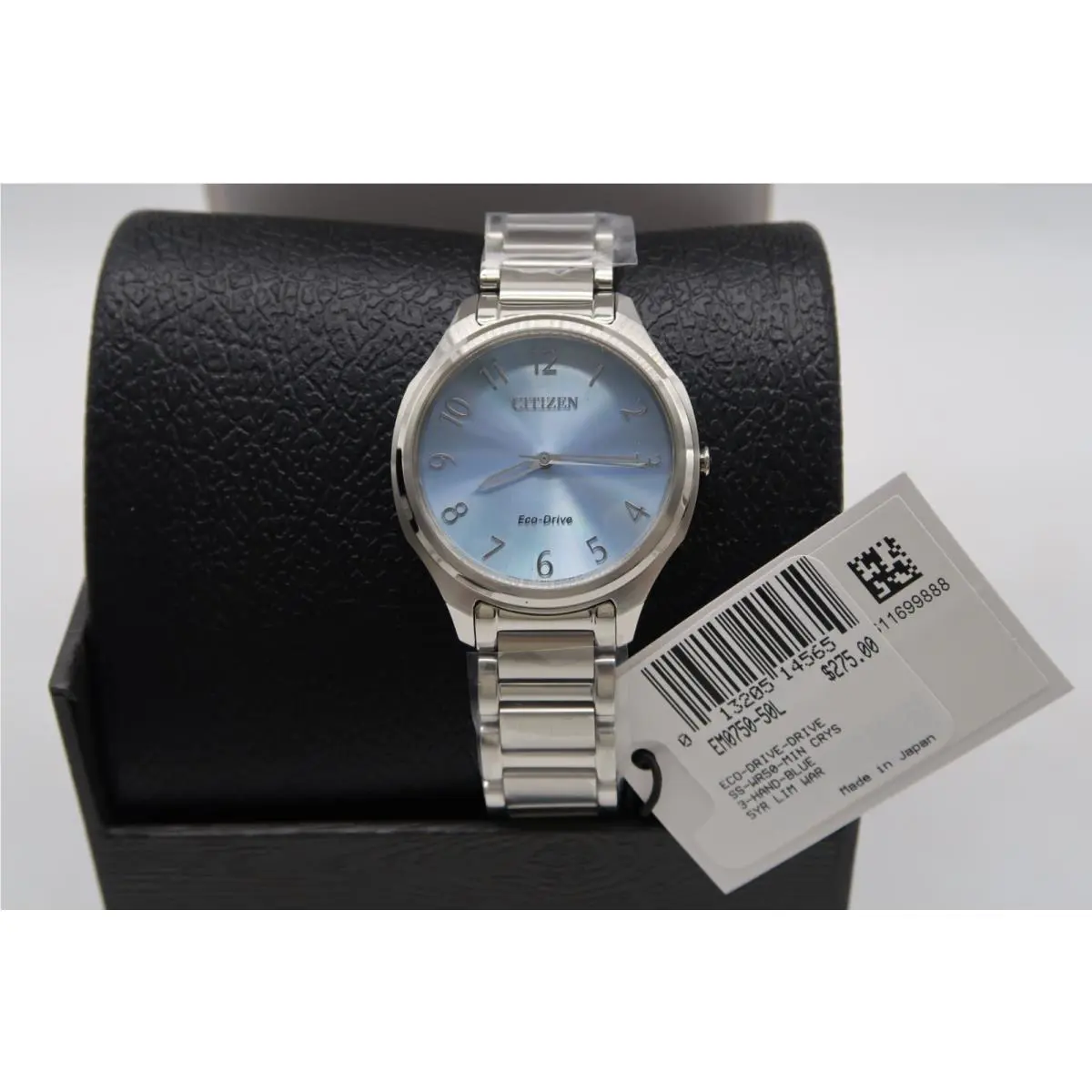 Citizen Drive Eco-drive Weekender Silver Tone Band Ladies Watch EM0750-50L