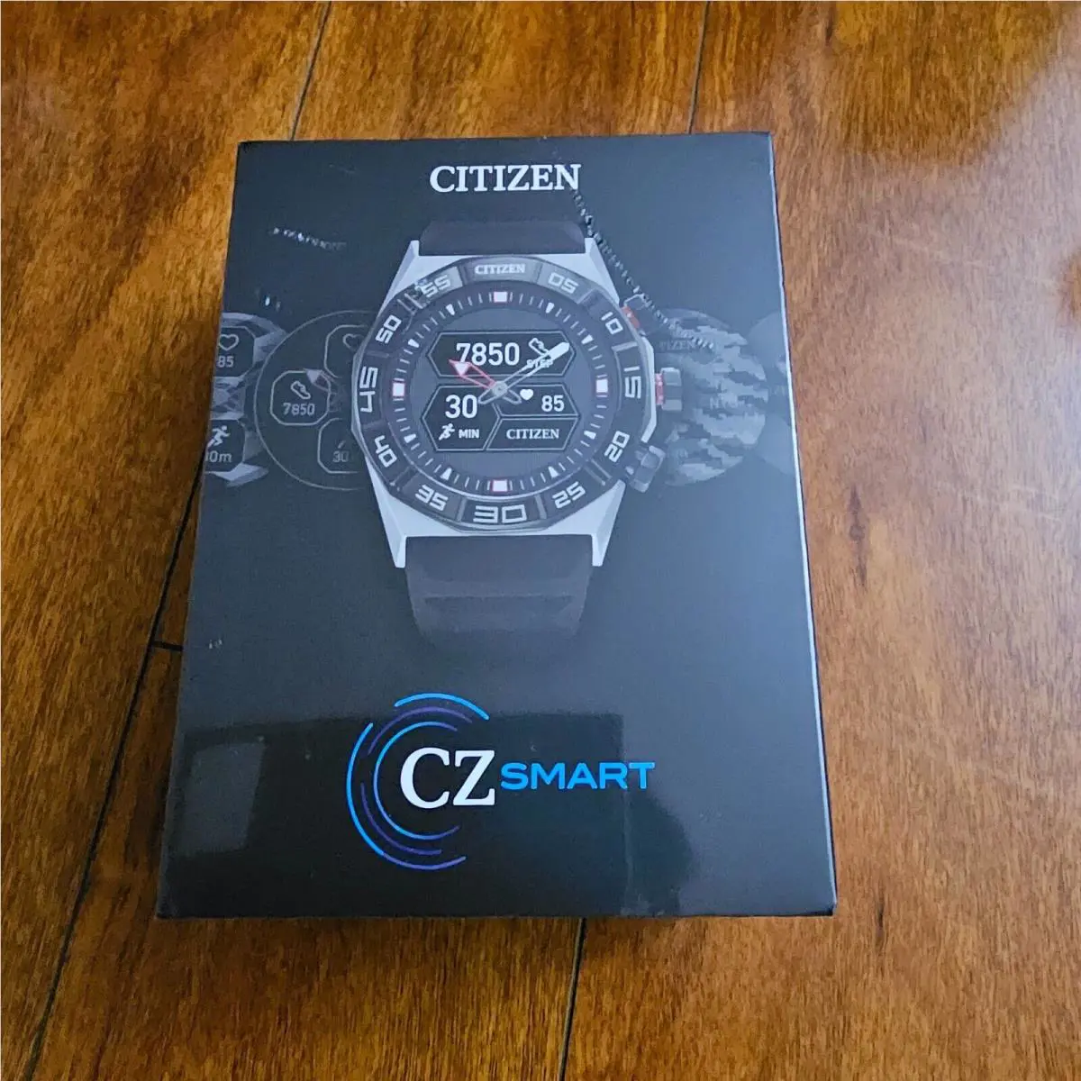 Citizen CZ Smart Hybrid Black Silicone Sport Smart Watch 44MM JX2007-09E