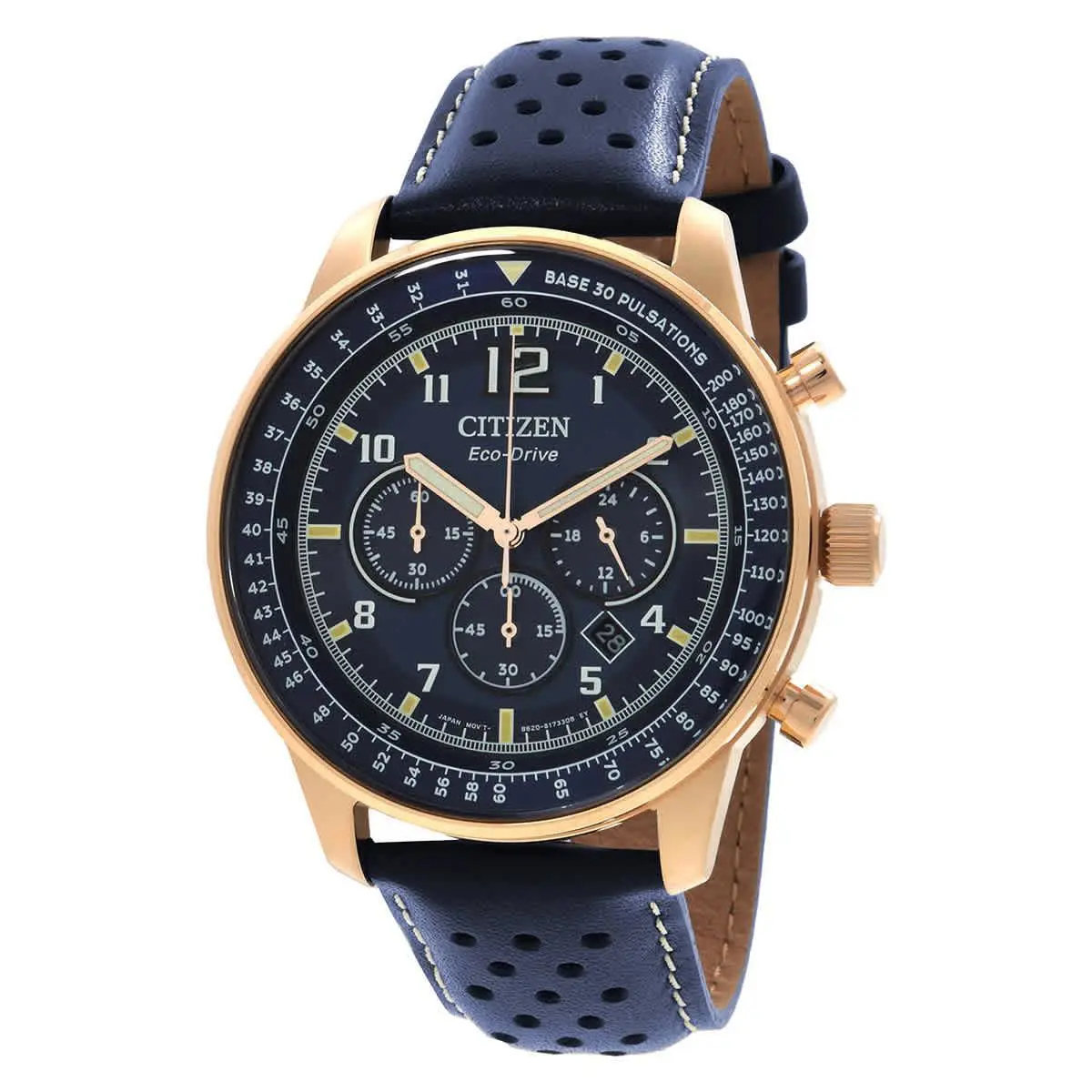 Citizen Eco-drive Chronograph Blue Dial Men`s Watch CA4503-00L