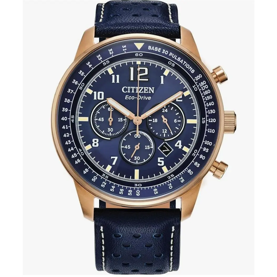Men`s Classic 44mm Eco-drive Solar Quartz Watch CA4503-00L by Citizen