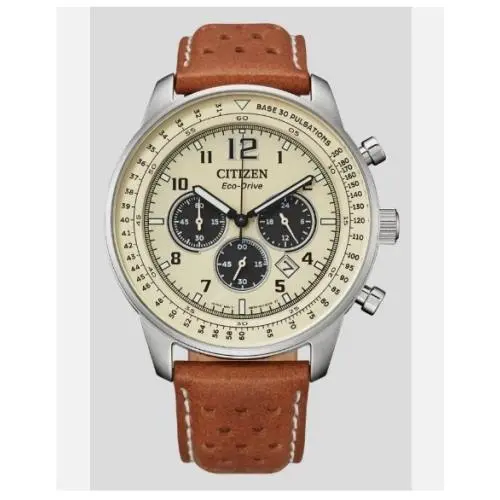 Citizen Men`s Chronograph Eco-drive Stainless Steel Watch CA4500-08X