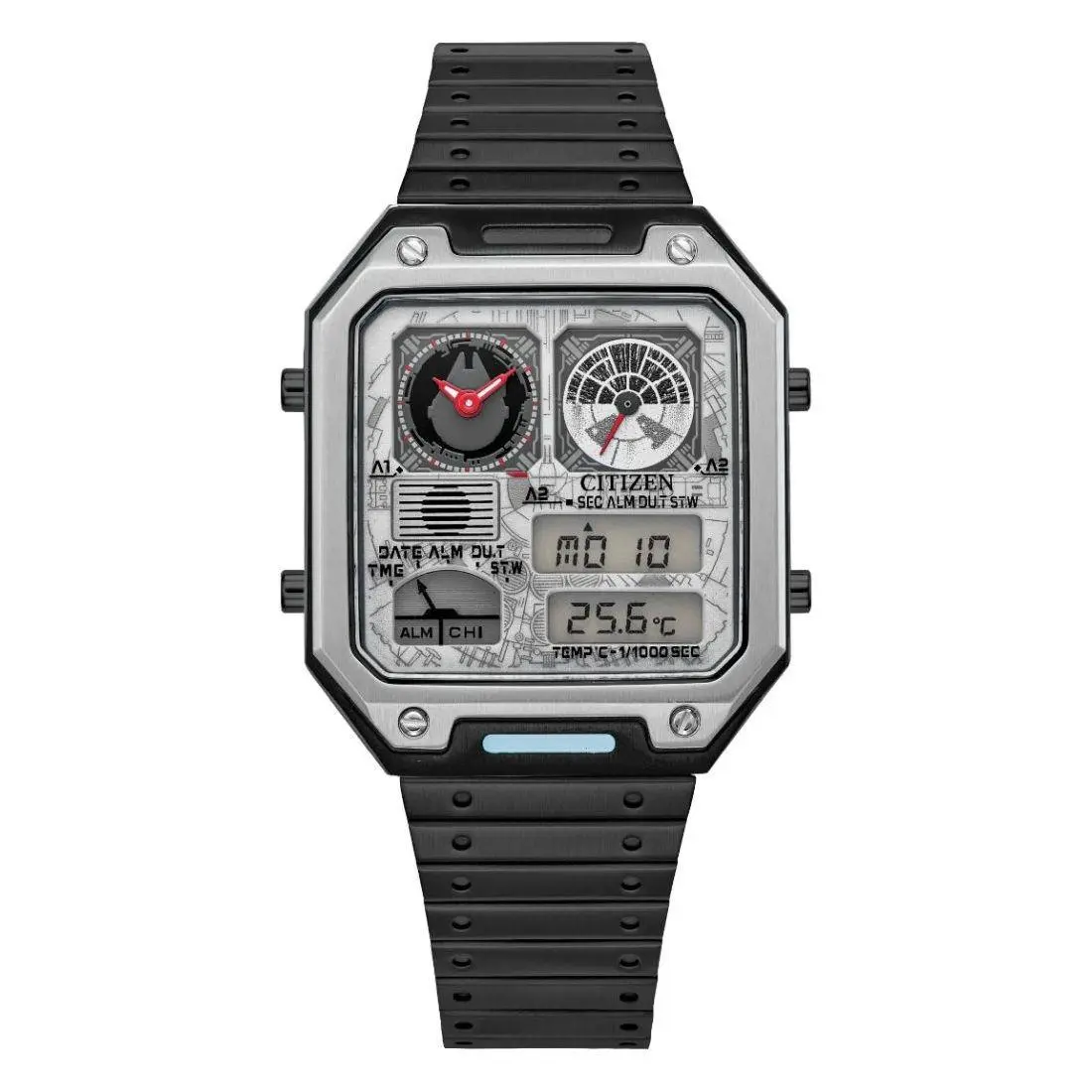 Star Wars Millennium Falcon Men`s Chronograph Watch JG2146-53H by Citizen