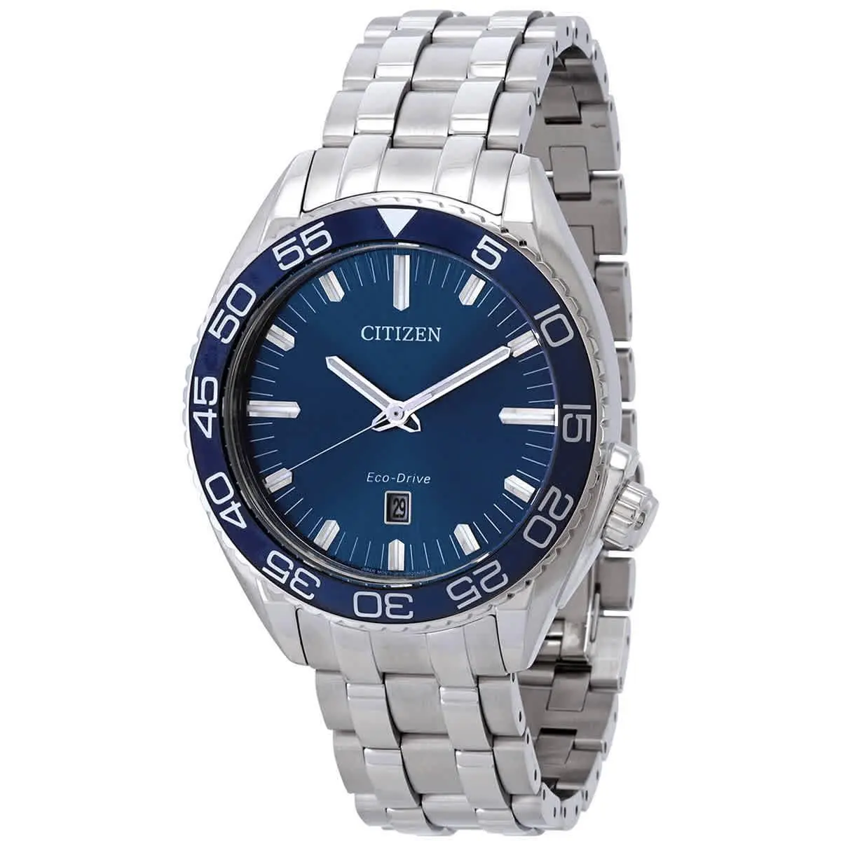 Citizen Carson Eco-drive Blue Dial Men`s Watch AW1770-53L