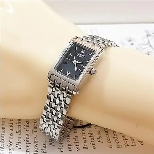 Citizen Women`s Stainless Steel Watch - EJ5850-57E - Dial: Black, Band: Silver