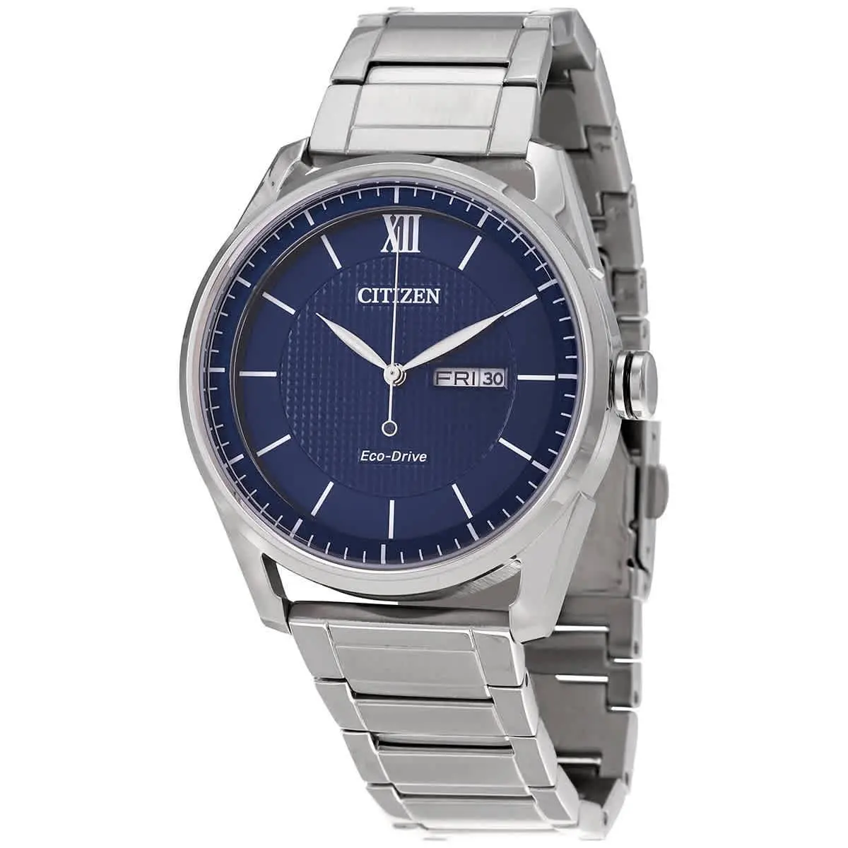 Citizen Eco-drive Classic Blue Dial Men`s Watch AW0081-54L