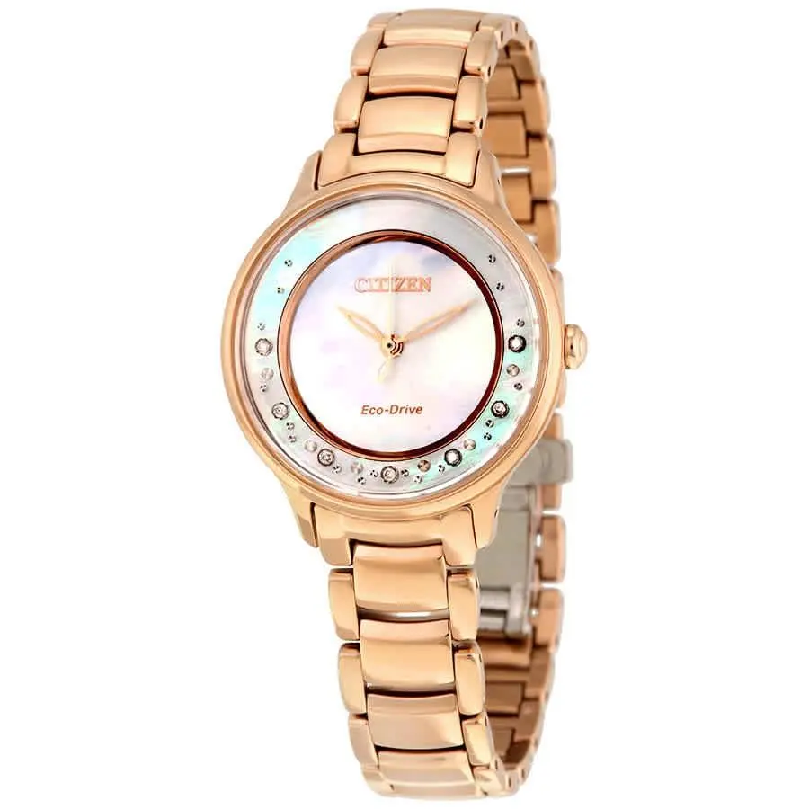 Circle of Time Eco-drive Mop Dial Ladies Watch EM0382-86D by Citizen