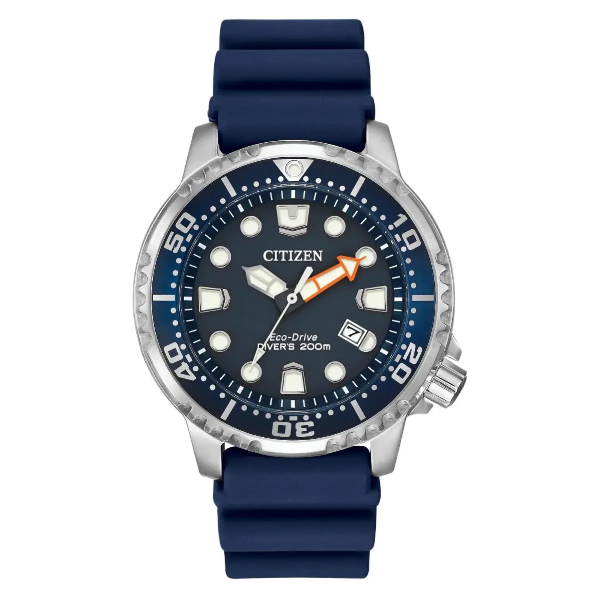 Citizen Eco-drive Promaster Diver BN0151-09L Mens Blue Polyurethane Strap 44mm