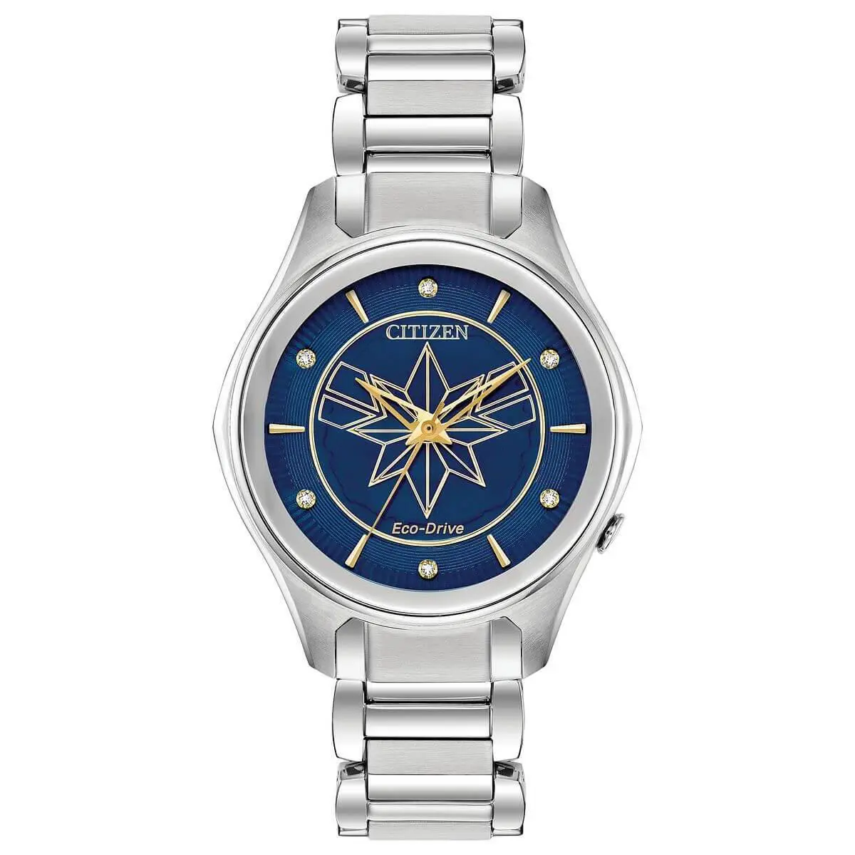 Captain Marvel EM0596-58W Ladies 37mm Blue Dial Watch by Citizen