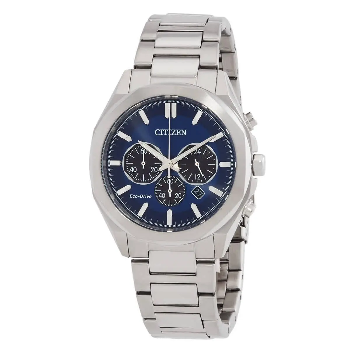Eco-drive Chronograph Blue Dial Men`s Watch CA4590-81L by Citizen