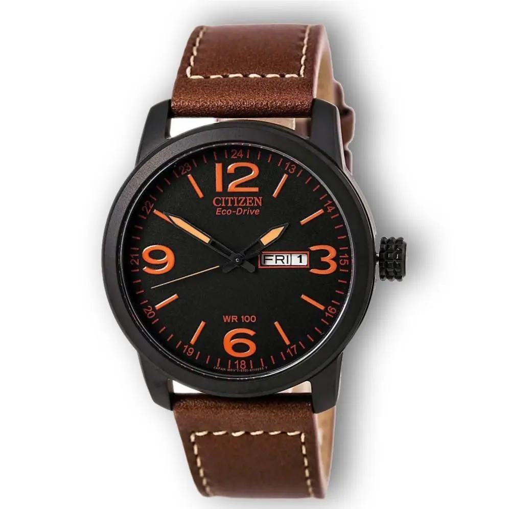 Eco-drive 42 mm Black Stainless Steel Watch BM8475-26E by Citizen