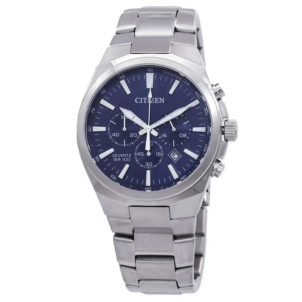 Chronograph Quartz Blue Dial Men`s Watch AN8170-59L by Citizen