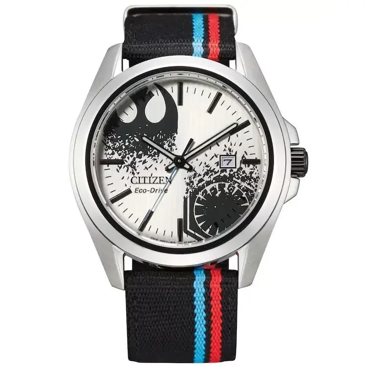Star Wars Sequel Eco-drive Men`s Watch AW1438-33W by Citizen