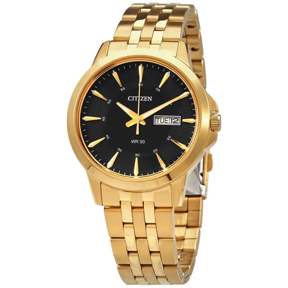 Quartz Black Dial Gold-tone Men`s Watch BF2013-56E by Citizen