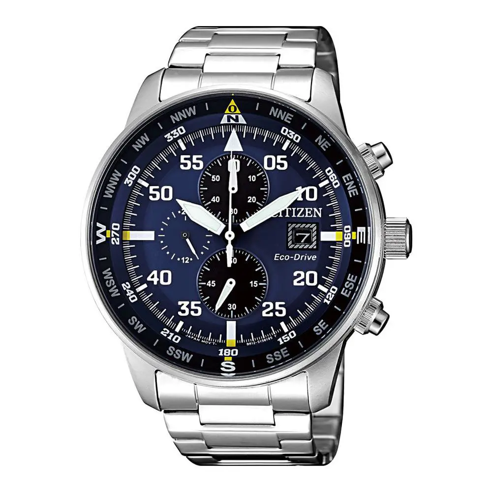 Citizen Chrono Aviator Men`s Eco Drive Chronograph Watch - CA0690-88L