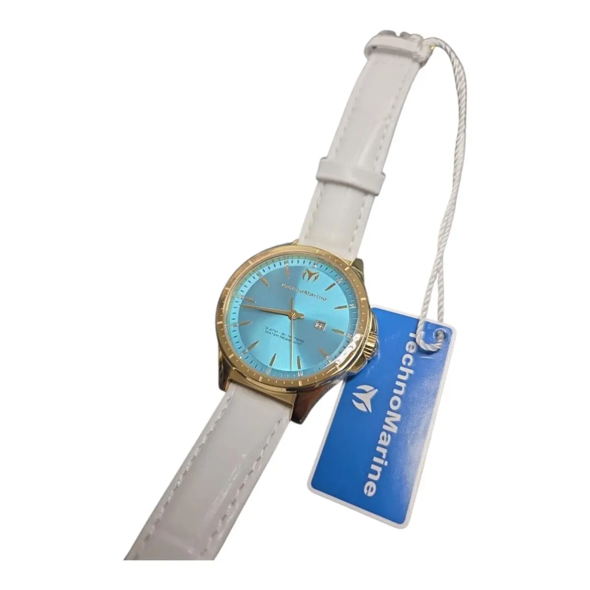 Technomarine Moonsun Date-dayquartz Light Blue Dial Ladies Watch TM-822046 by TechnoMarine