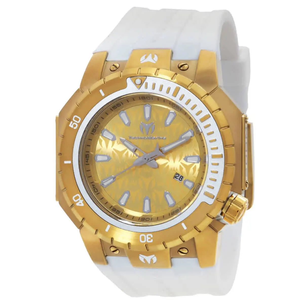 Technomarine Manta Quartz Gold Dial Men`s Watch TM-224009