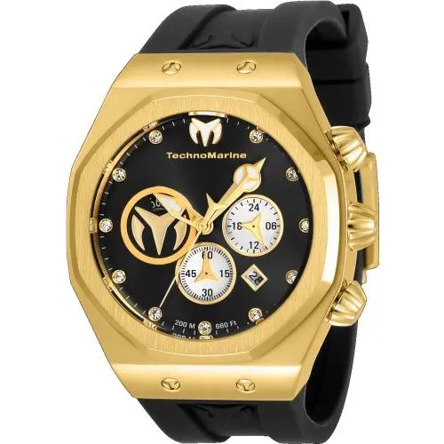Technomarine Men`s Reef Gold Dial Watch - TM-520002