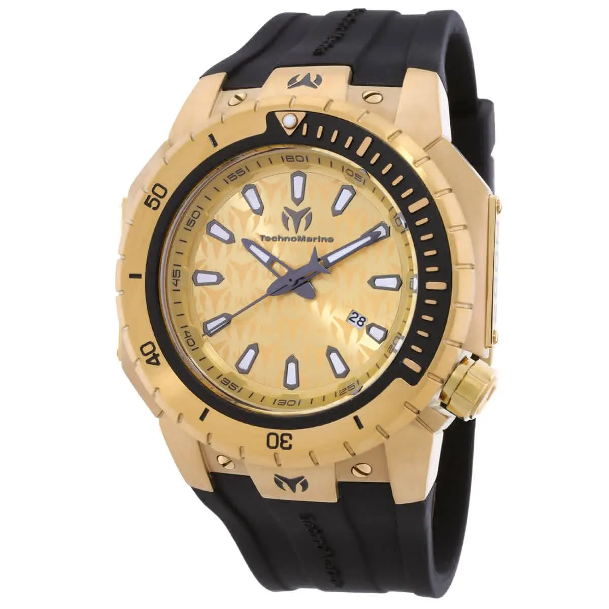 Technomarine Manta Quartz Gold Dial Men`s Watch TM-224010